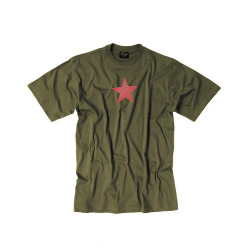 Triko Red Star - olivové