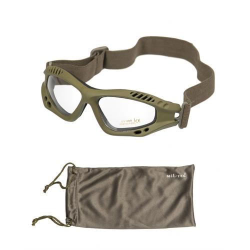 Brýle Commando Air čiré - olivové