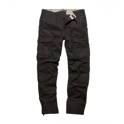 Kalhoty Vintage Industries Pack - černé