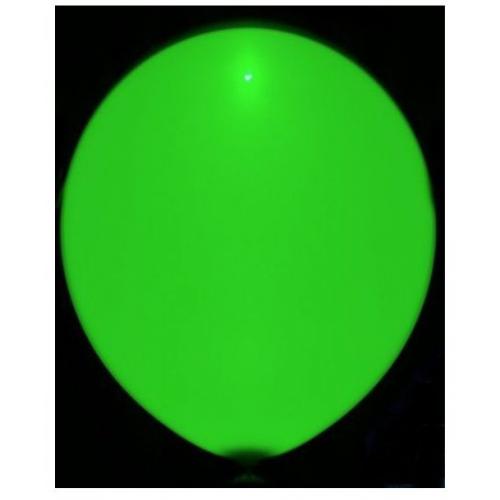 Svietiace nafukovacie balónik - zelený