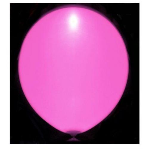 Svietiace nafukovacie balónik - růžový