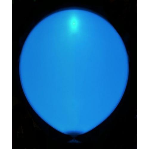 Svietiace nafukovacie balónik - modrý