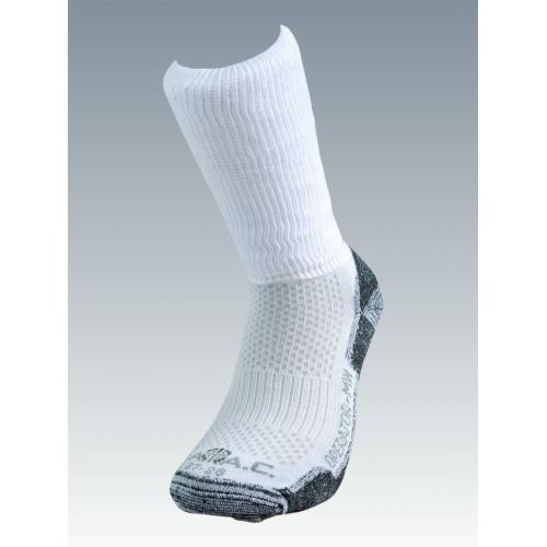 Ponožky so striebrom Batac Operator Merino - biele