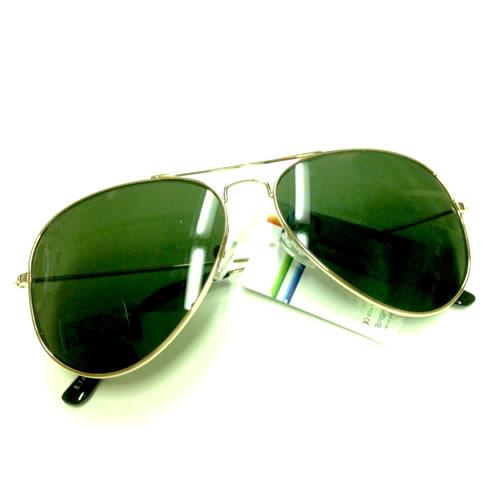 Sluneční brýle Aviator - zelené