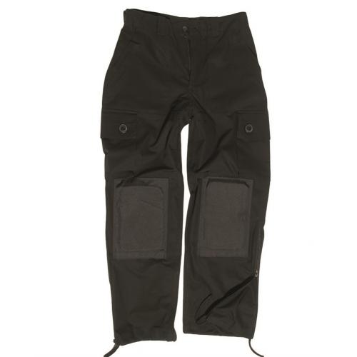 Kalhoty s nákoleníky Mil-Tec Light Weight - černé
