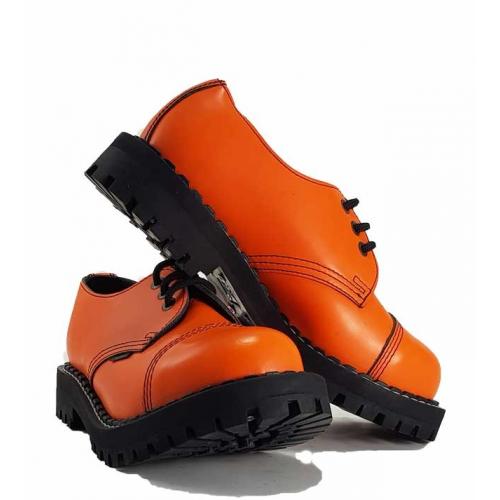 Topánky Steel 3-dierkové - oranžové