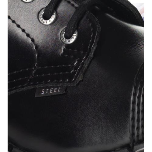 Topánky Steel 8-dierkové - čierne