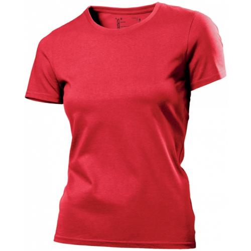 Tričko dámské Hanes Tagless - červené