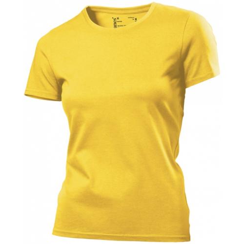 Tričko dámské Hanes Tagless - žluté