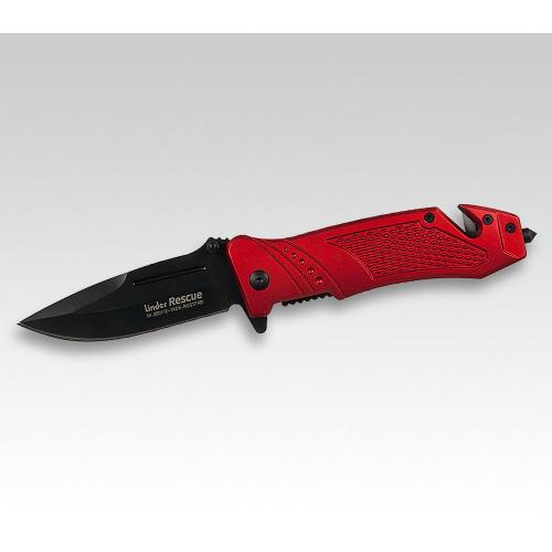 Nůž zavírací Linder Rescue - červený