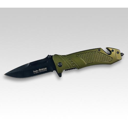 Nůž zavírací Linder Rescue - zelený