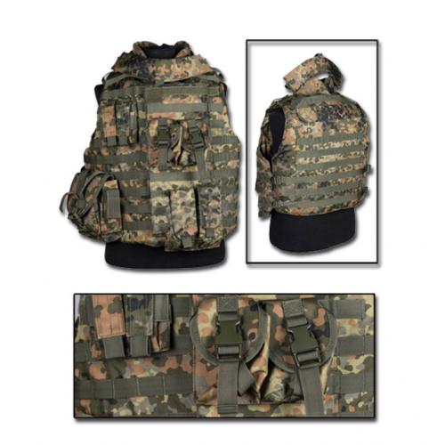 Taktická vesta Mil-Tec OTV - flecktarn