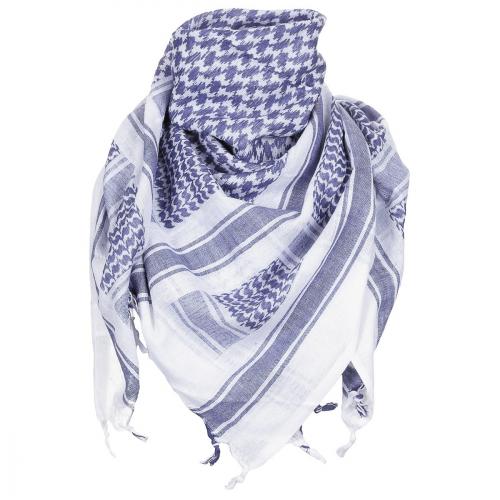 Šátek Shemagh MFH - modrý-bílý