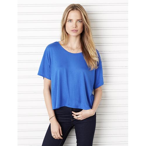 Tričko Bella Boxy Shirt - modré