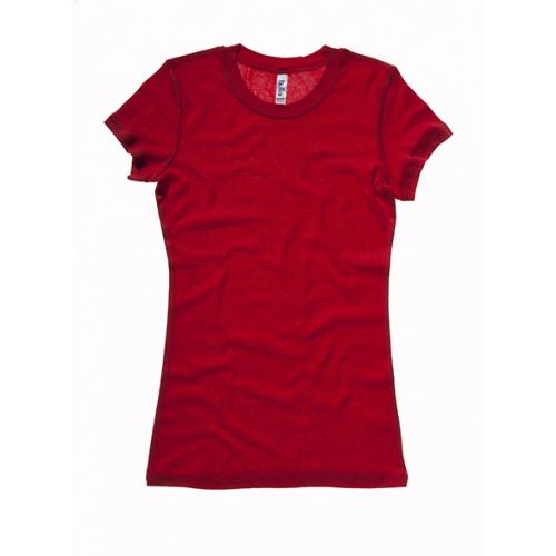 Tričko Bella Sheer Mini - červené