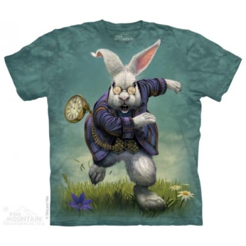 Tričko unisex The Mountain White Rabbit - modré
