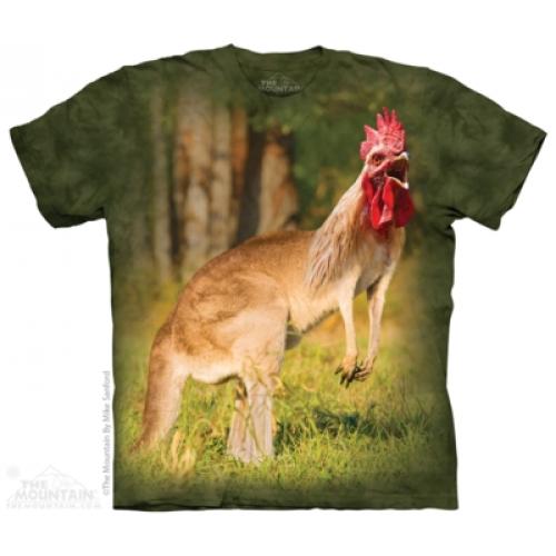 Tričko unisex The Mountain Kangarooster - zelené