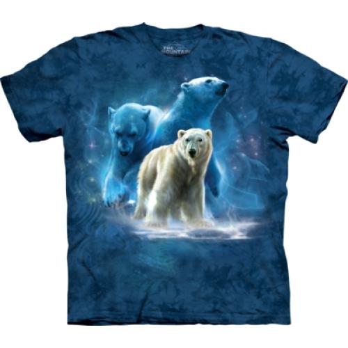 Tričko dětské The Mountain Polar Collage - modré