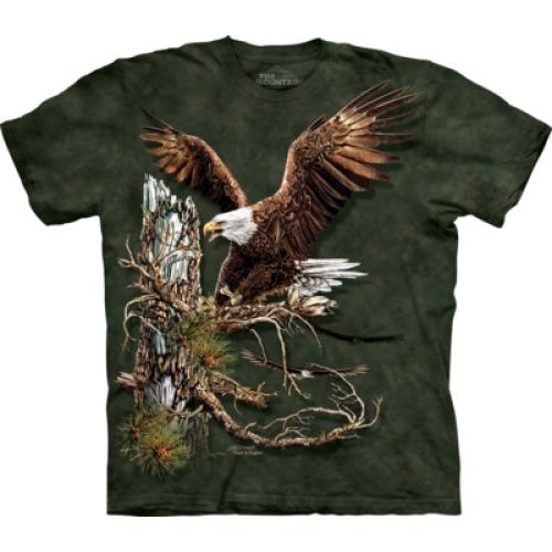 Tričko dětské The Mountain Find 12 Eagles - zelené