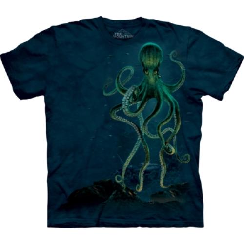Tričko detské The Mountain Octopus - modré