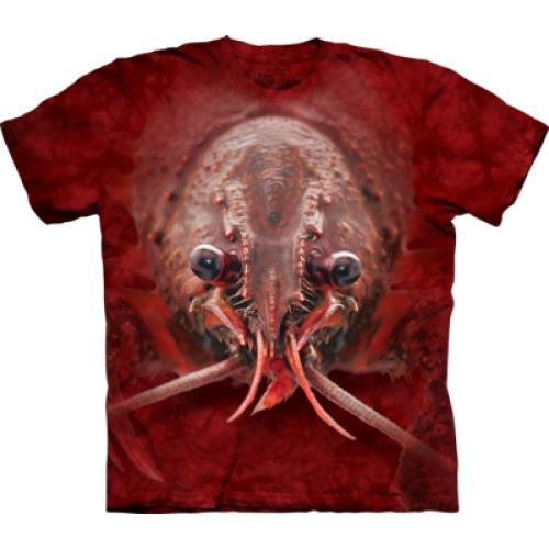 Tričko unisex The Mountain Lobster Face - červené
