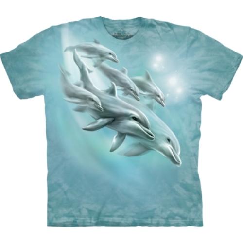 Tričko detské The Mountain Dolphin Dive - modré