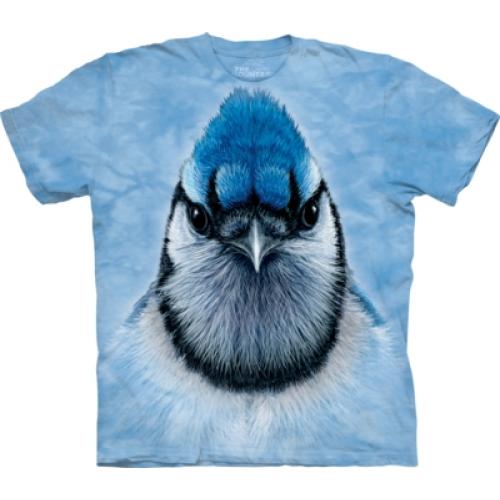 Tričko unisex The Mountain Blue Jay - modré