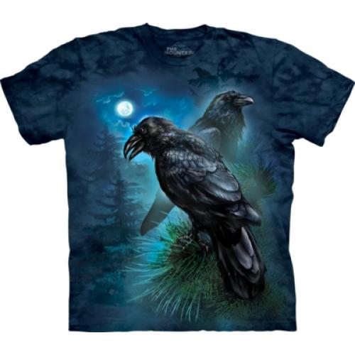 Tričko unisex The Mountain Ravens - modré
