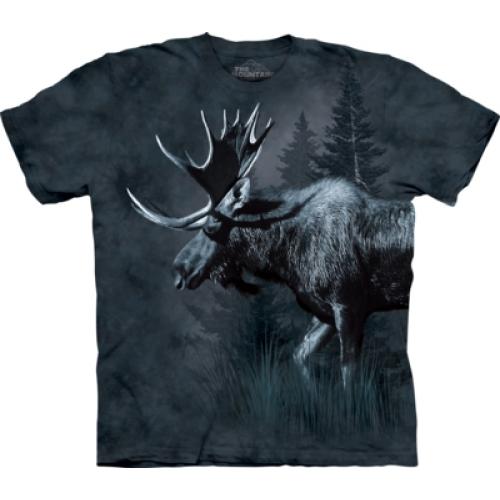 Tričko unisex The Mountain Moose - sivé