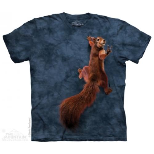 Tričko dětské The Mountain Peace Squirrel - modré