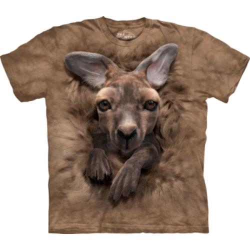 Tričko unisex The Mountain Baby Kangaroo - hnědé