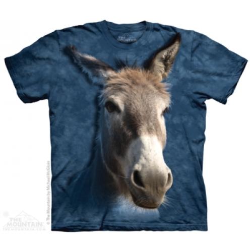 Tričko unisex The Mountain Donkey - modré