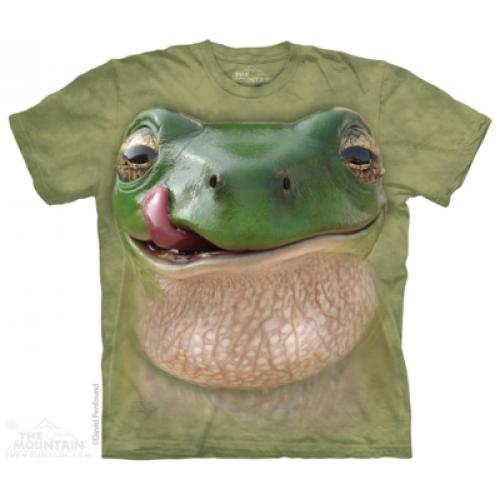 Tričko unisex The Mountain Big Frog - zelené