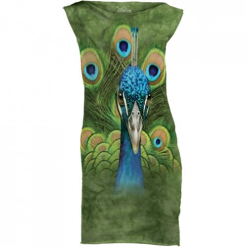 Šaty The Mountain Mini Dress Vibrant Peacock - zelené