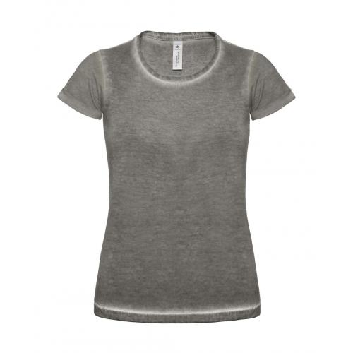 Tričko dámské B&C Ultimate Look - šedé