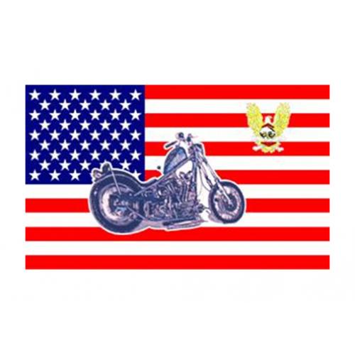 Vlajka USA Bike