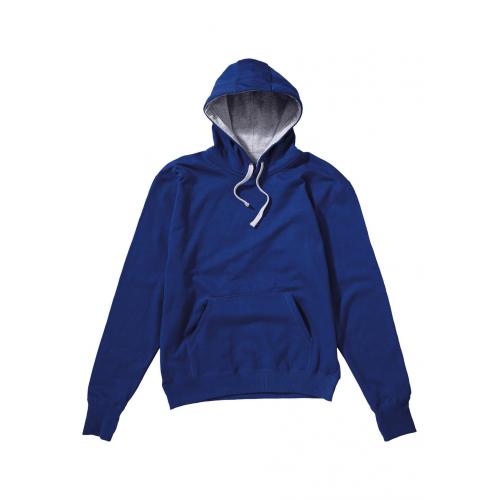 Mikina s kapucí SG Contrast - modrá