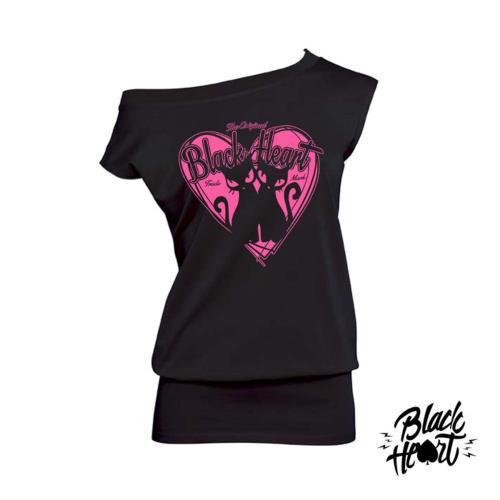 Tričko dámské Black Heart Madness Pussy Cats - černé