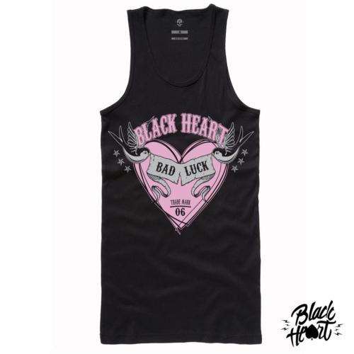Tielko dámske Black Heart Heart Jersey Bad Luck - čierne