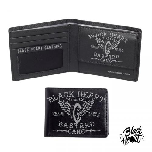 Peňaženka Black Heart Classic Speed Wheel - čierna
