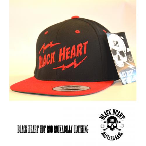 Kšiltovka Black Heart Snapback Original - černá-červená