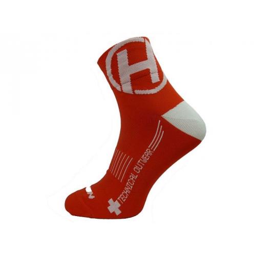 Ponožky Haven Lite Neo 2 ks - červené-bílé