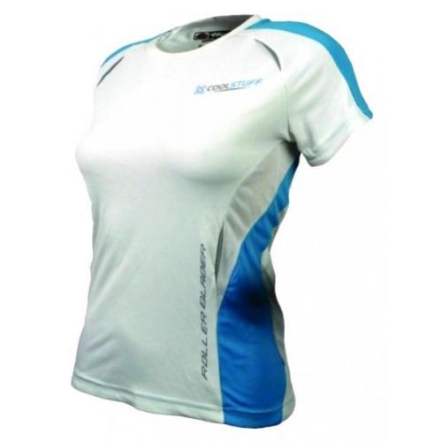 Tričko s krátkým rukávom Haven Missfit - biele-modré