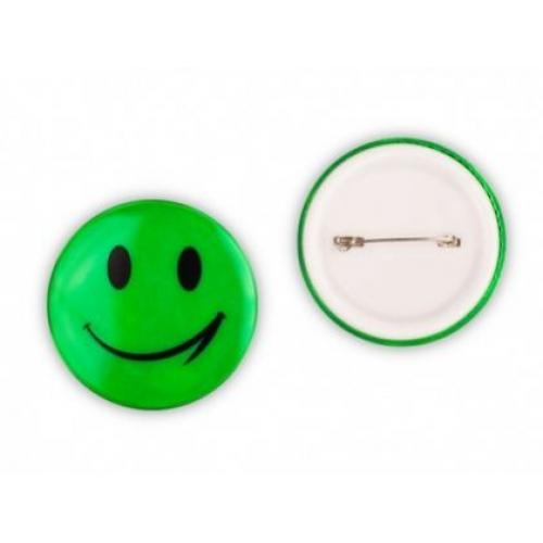 Reflexný odznak Altima Smile - zelený