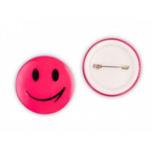 Reflexný odznak Altima Smile - ružový