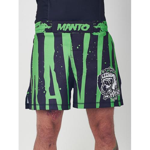 Kraťasy športové Manto Zombie - čierne-zelené
