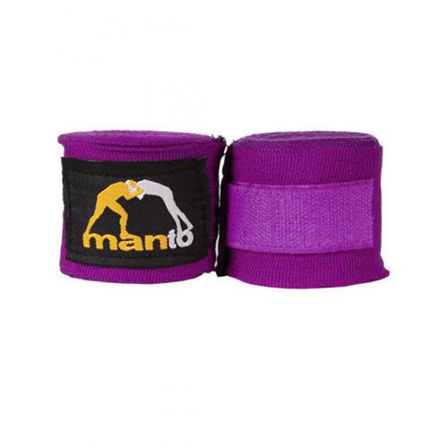 Boxerská bandáž Manto Handwrap Logo - fialová