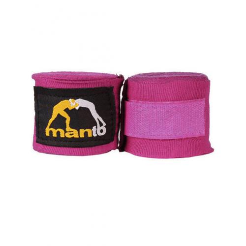 Boxerská bandáž Manto Handwrap Logo - růžová