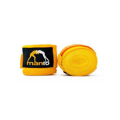 Boxerská bandáž Manto Handwrap Logo - žlutá
