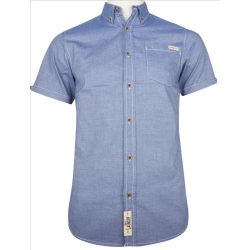 Košeľa s krátkym rukávom Tokyo Laundry Classic - modrá